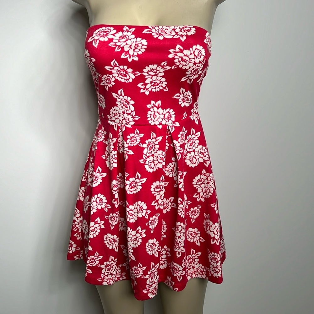 Style Rack small red floral mini dress